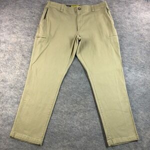 Lee Extreme Comfort Mens 40x32 Khaki Relaxed Fit Cargo Pants